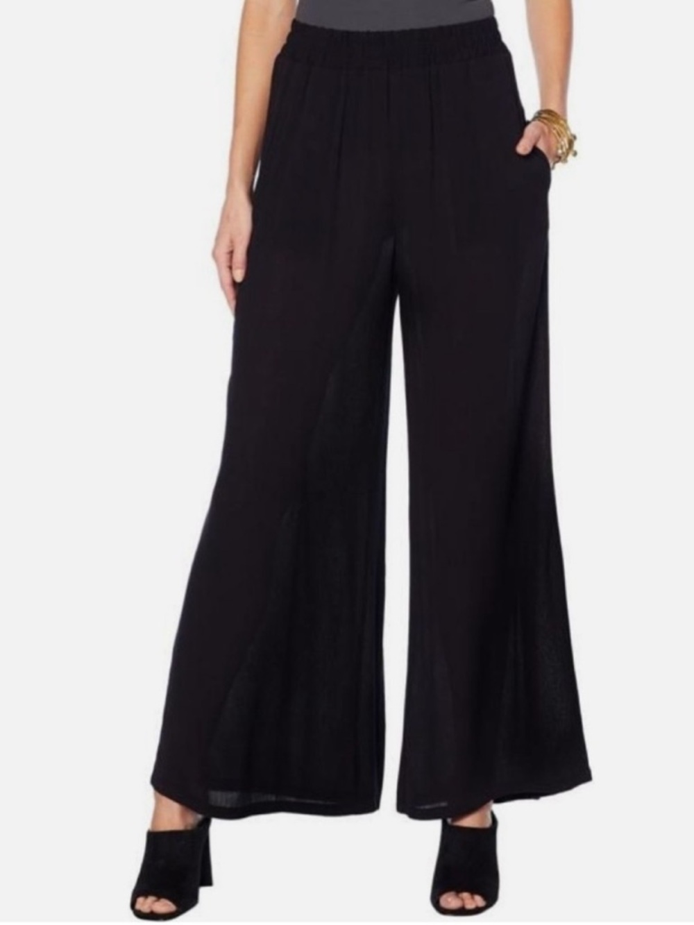 Black Wide Leg Pants New